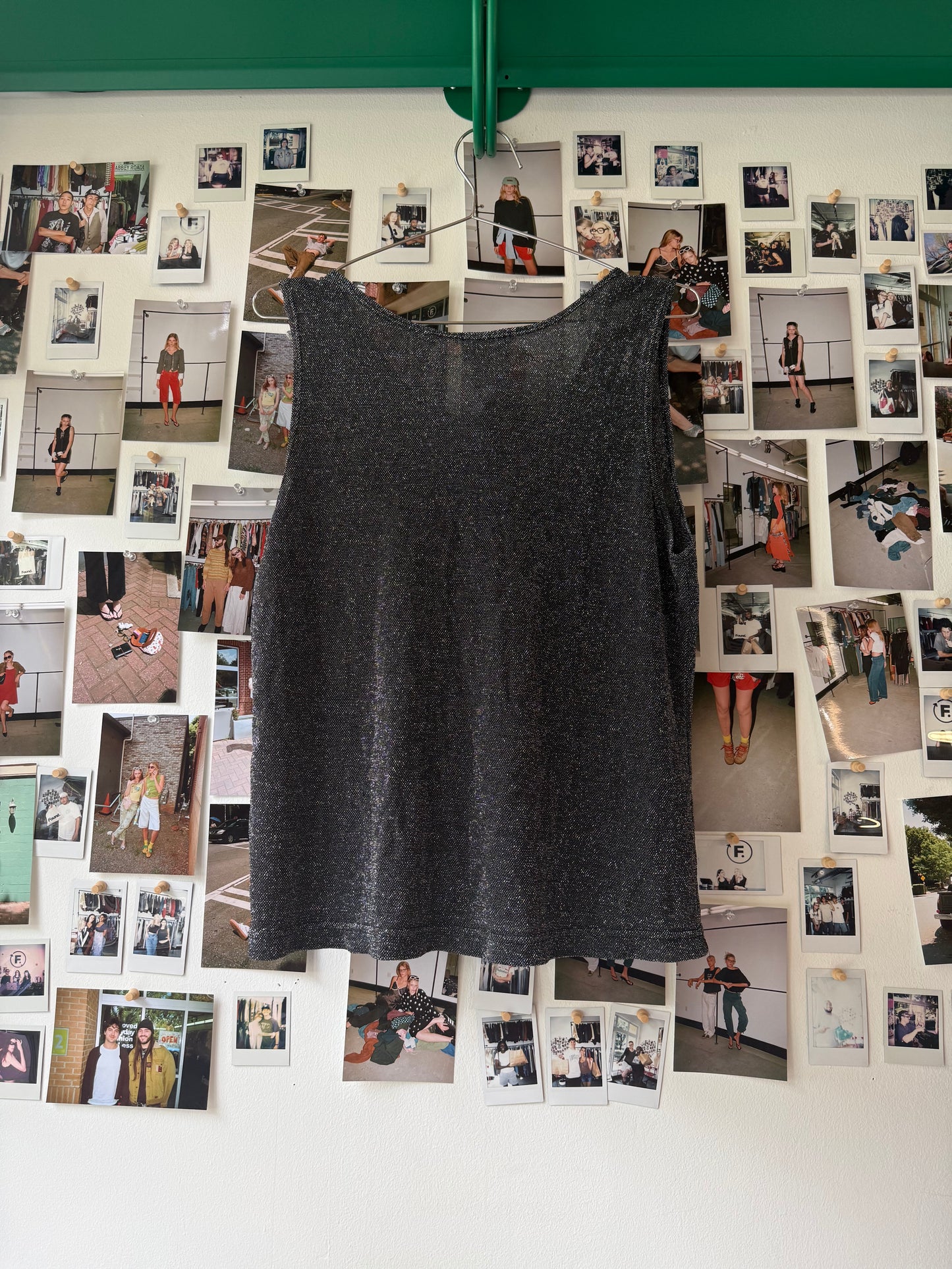 lia glitter tank Tops