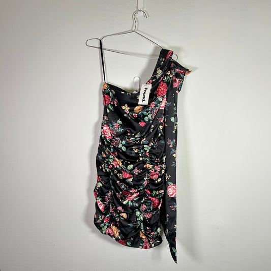 Lovers and Friends floral silk cinched dress Dresses/Skirts