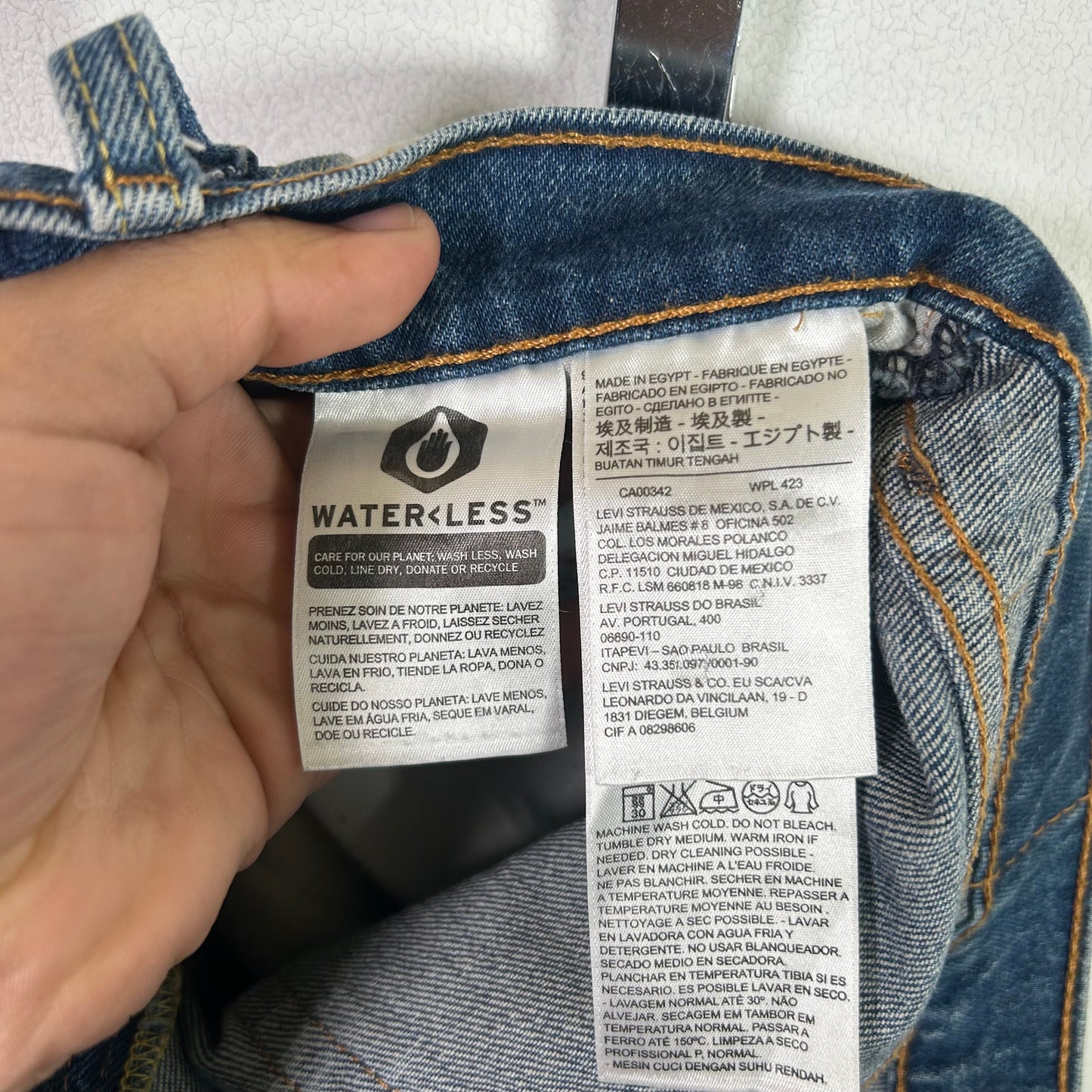 Levi's patchwork denim jeans Bottoms