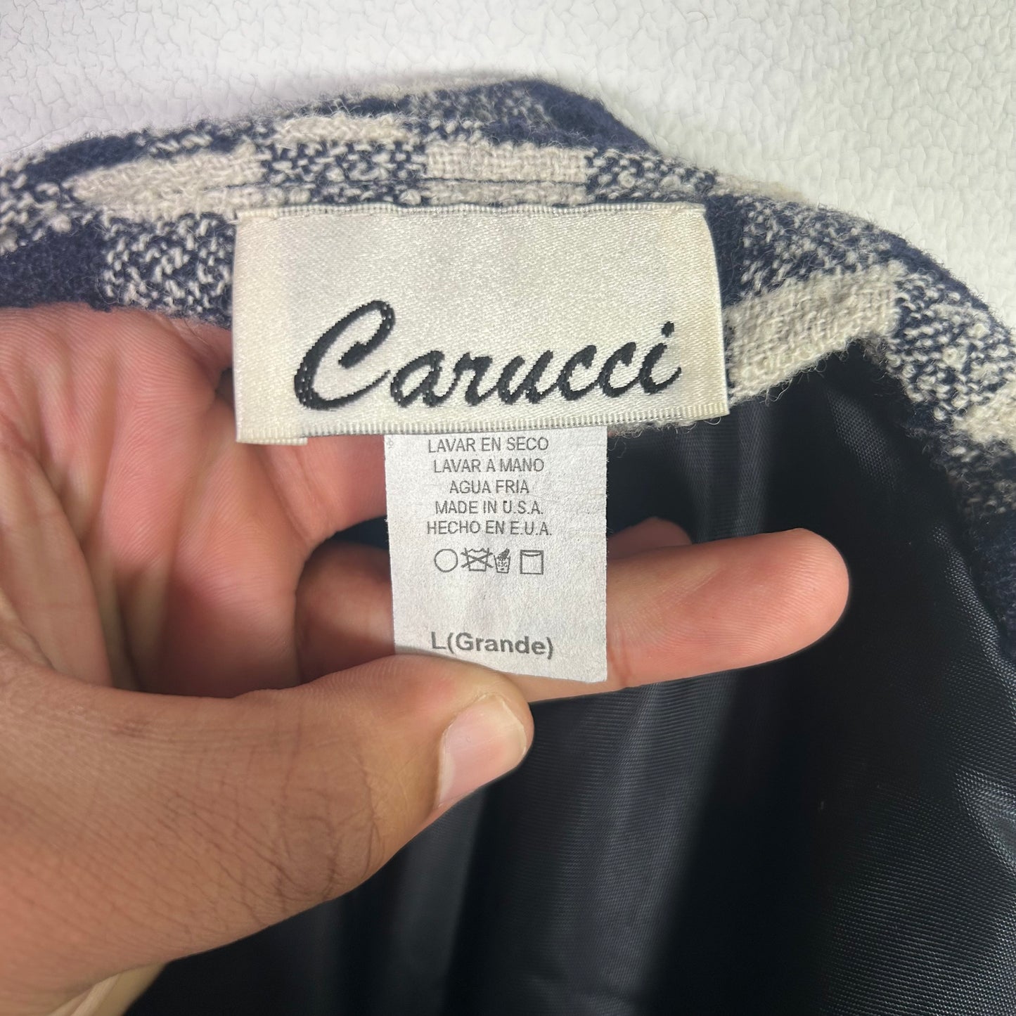 carucci gingham midi skirt Skirt