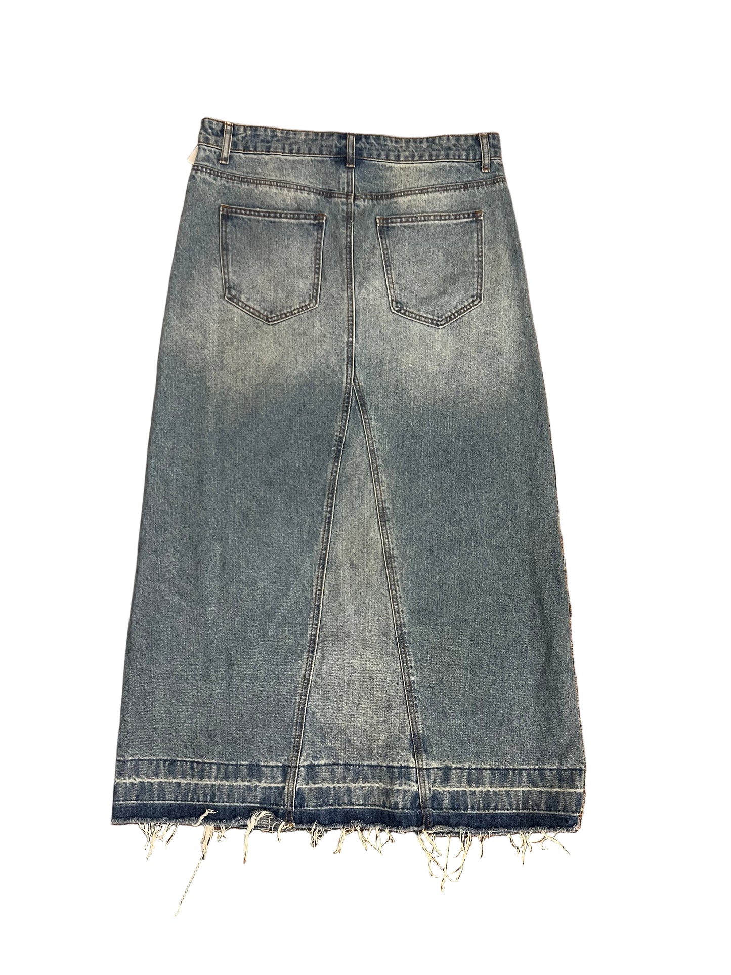 bdg denim maxi skirt w/ middle slit Skirt