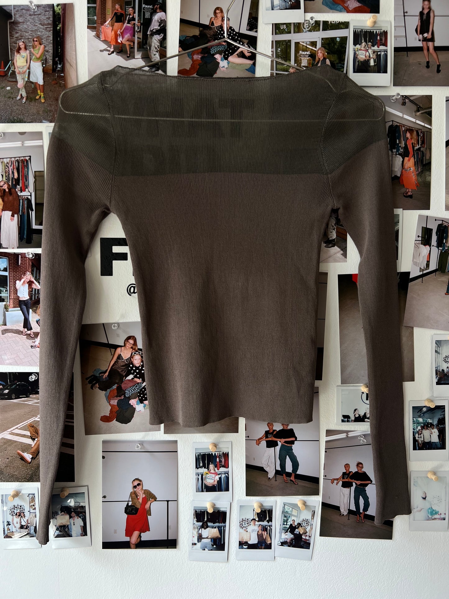 zara mesh longsleeve Tops