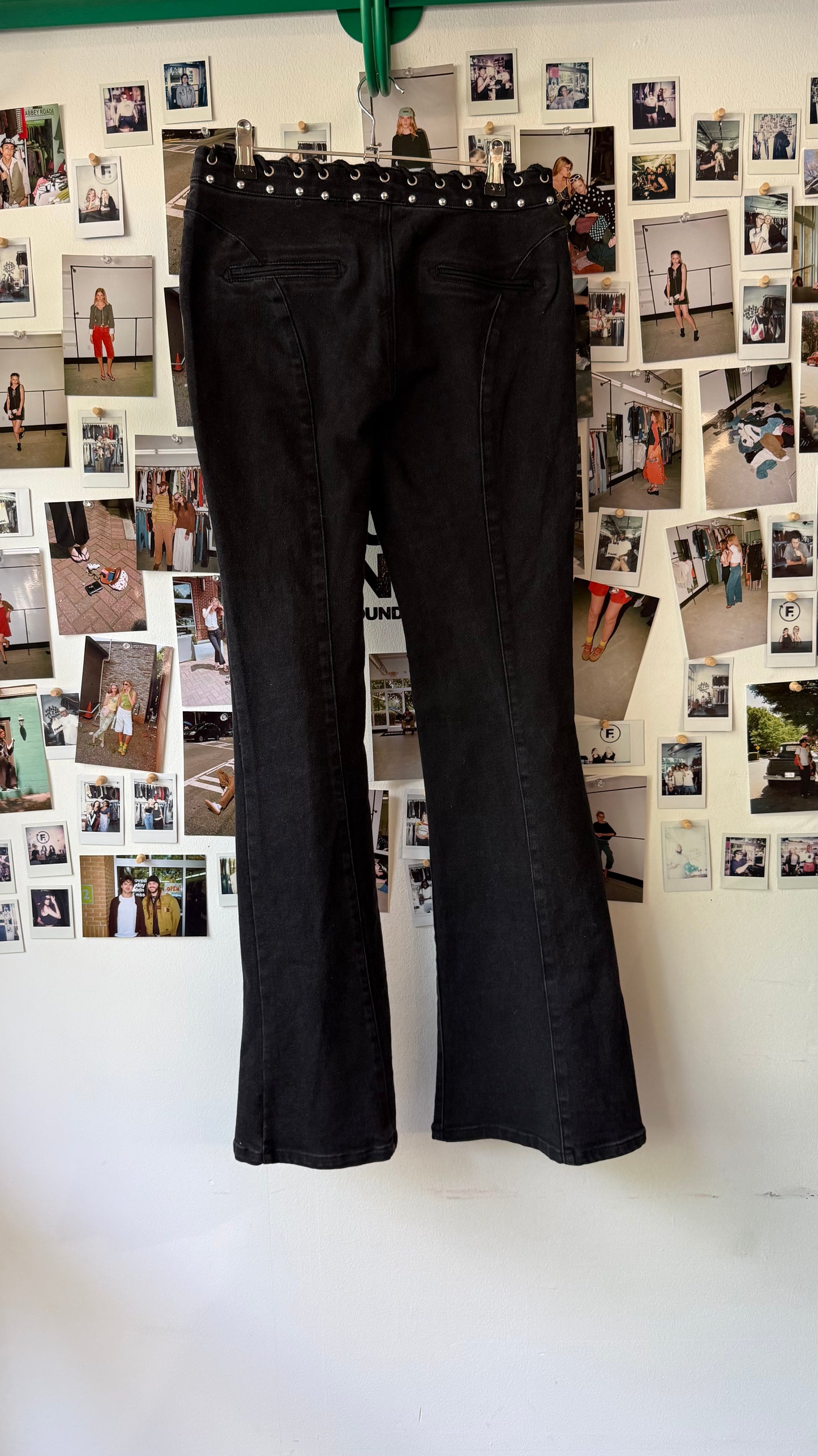 lace up jeans Bottoms