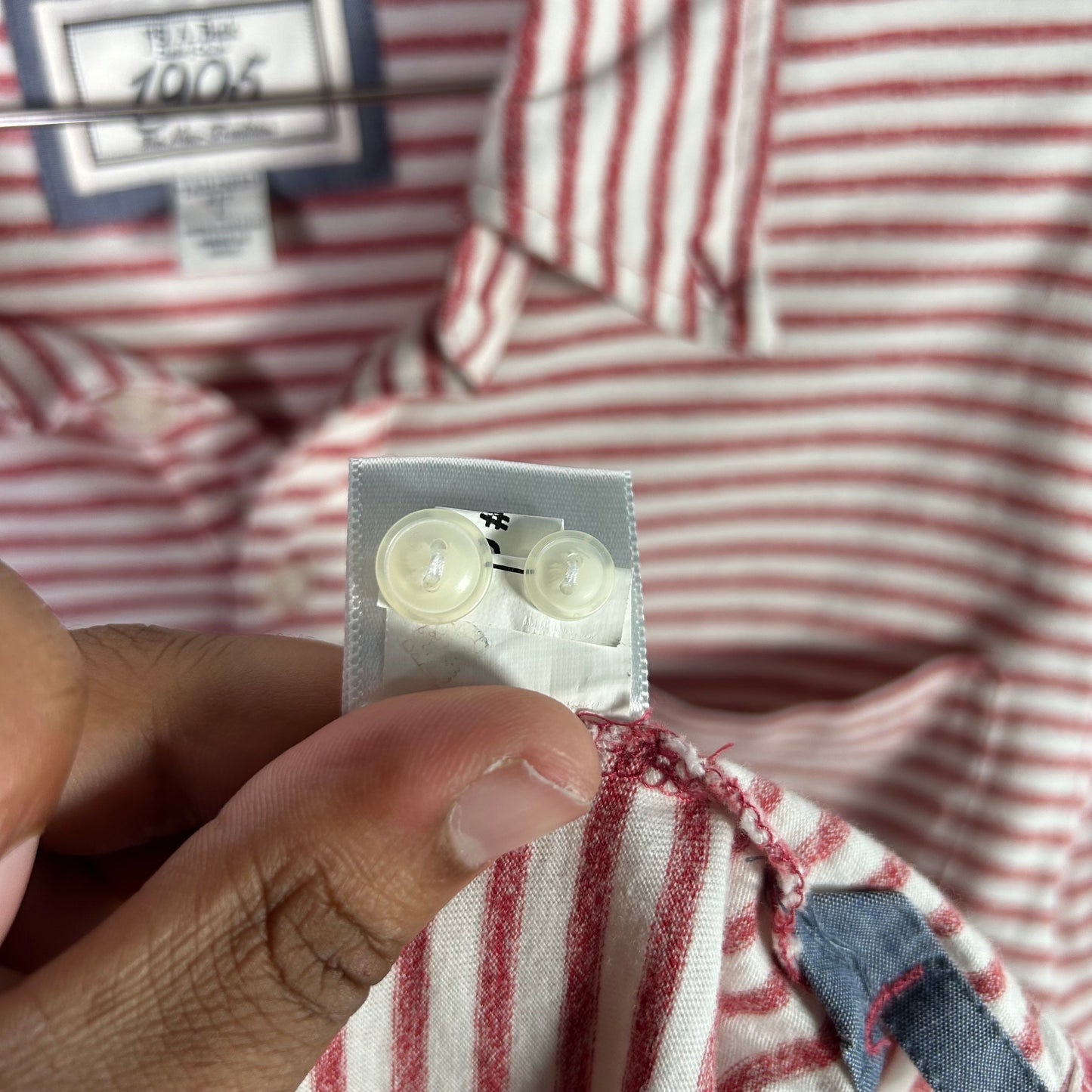Jos A Bank striped ss polo shirt Tops