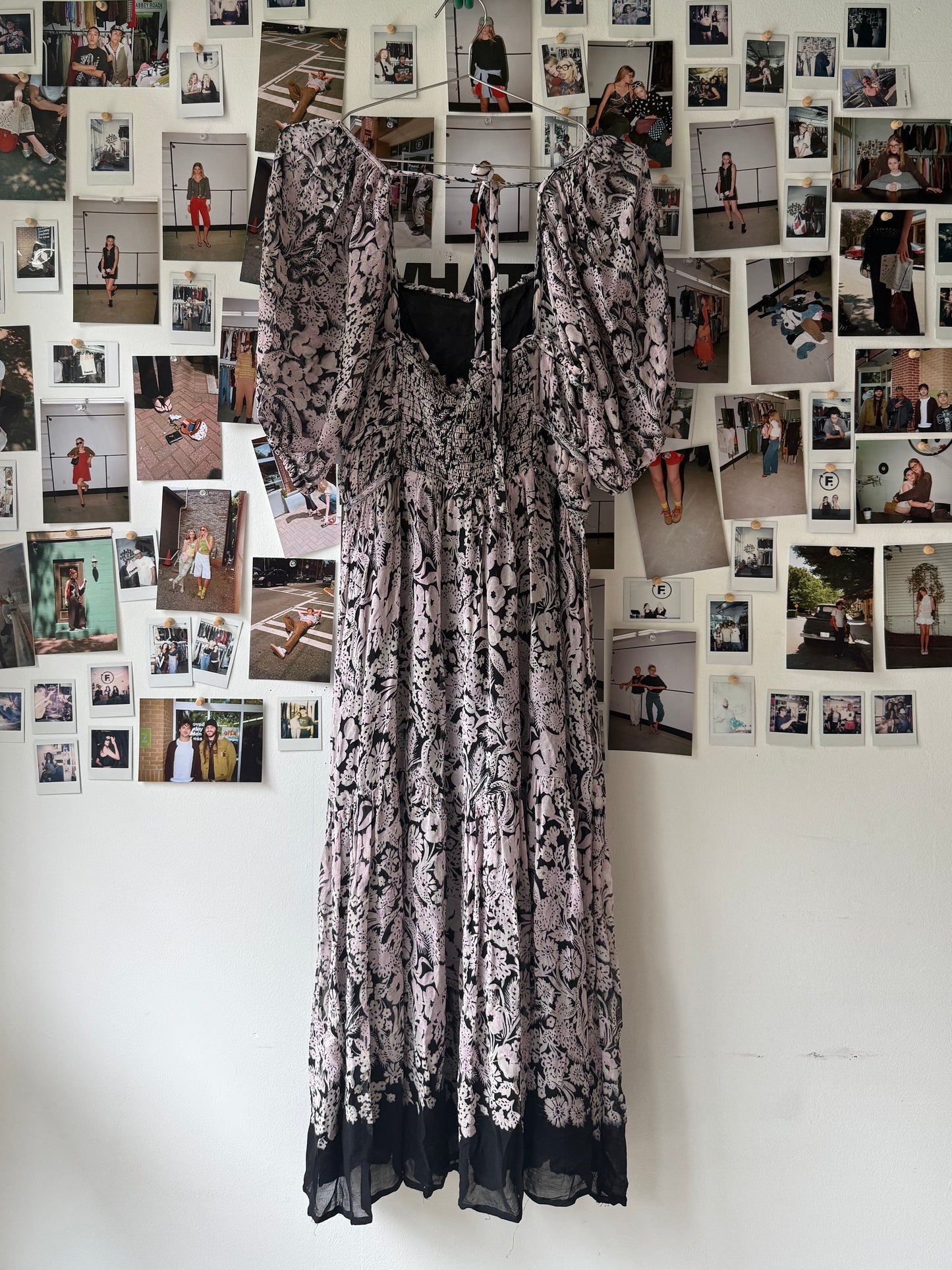 anthropologie maxi floral dress Dresses