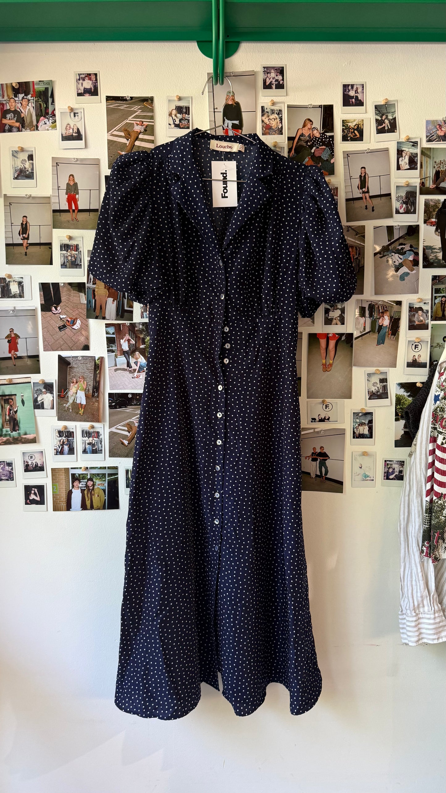 louch polka dot maxi dress Dresses