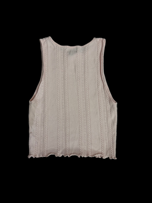 beverly & beck knit rose tank Tops