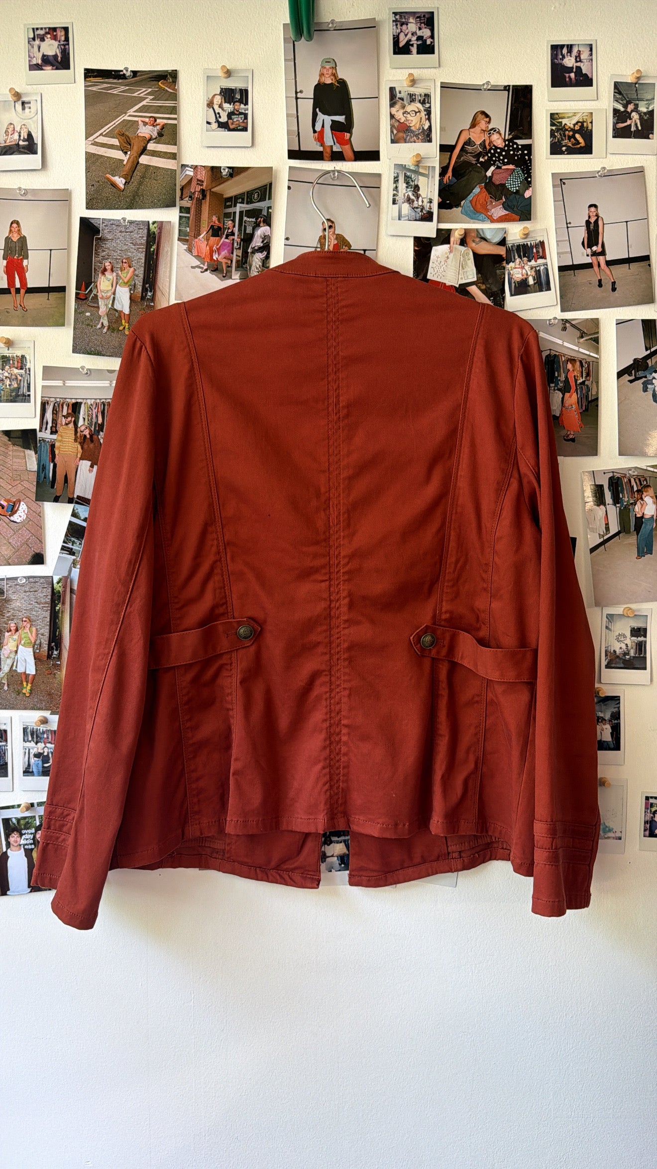 Chicos Military Jacket Outerwear