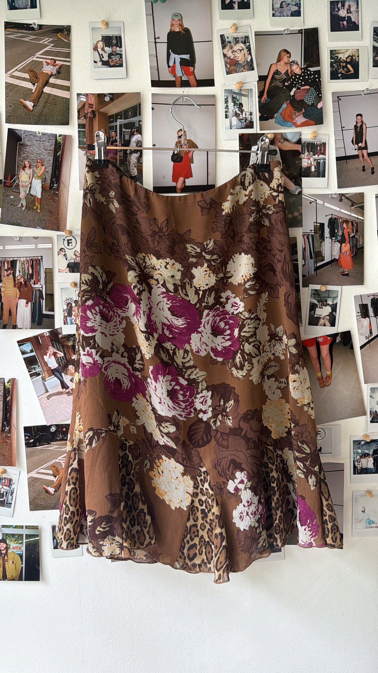 latina life midi pattern skirt Skirt