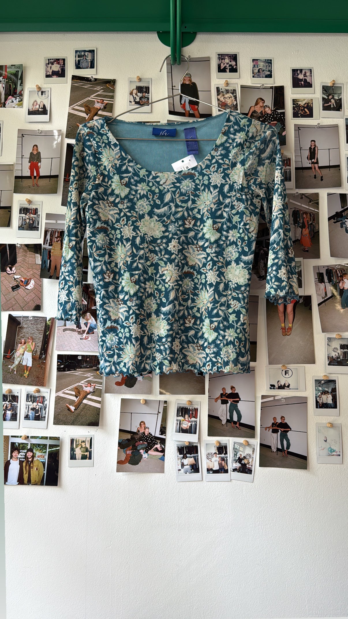 JH pattern ls top Tops