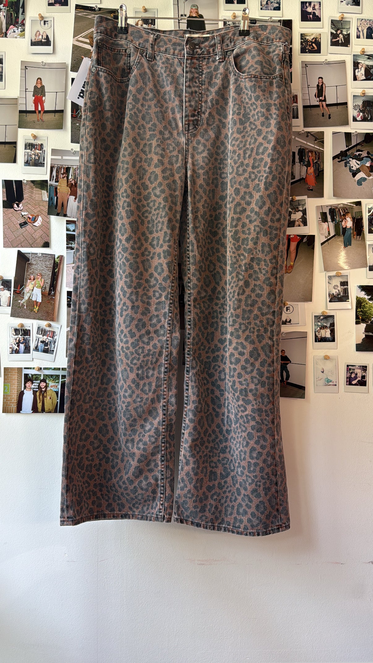 madewell cheeta pants Bottoms