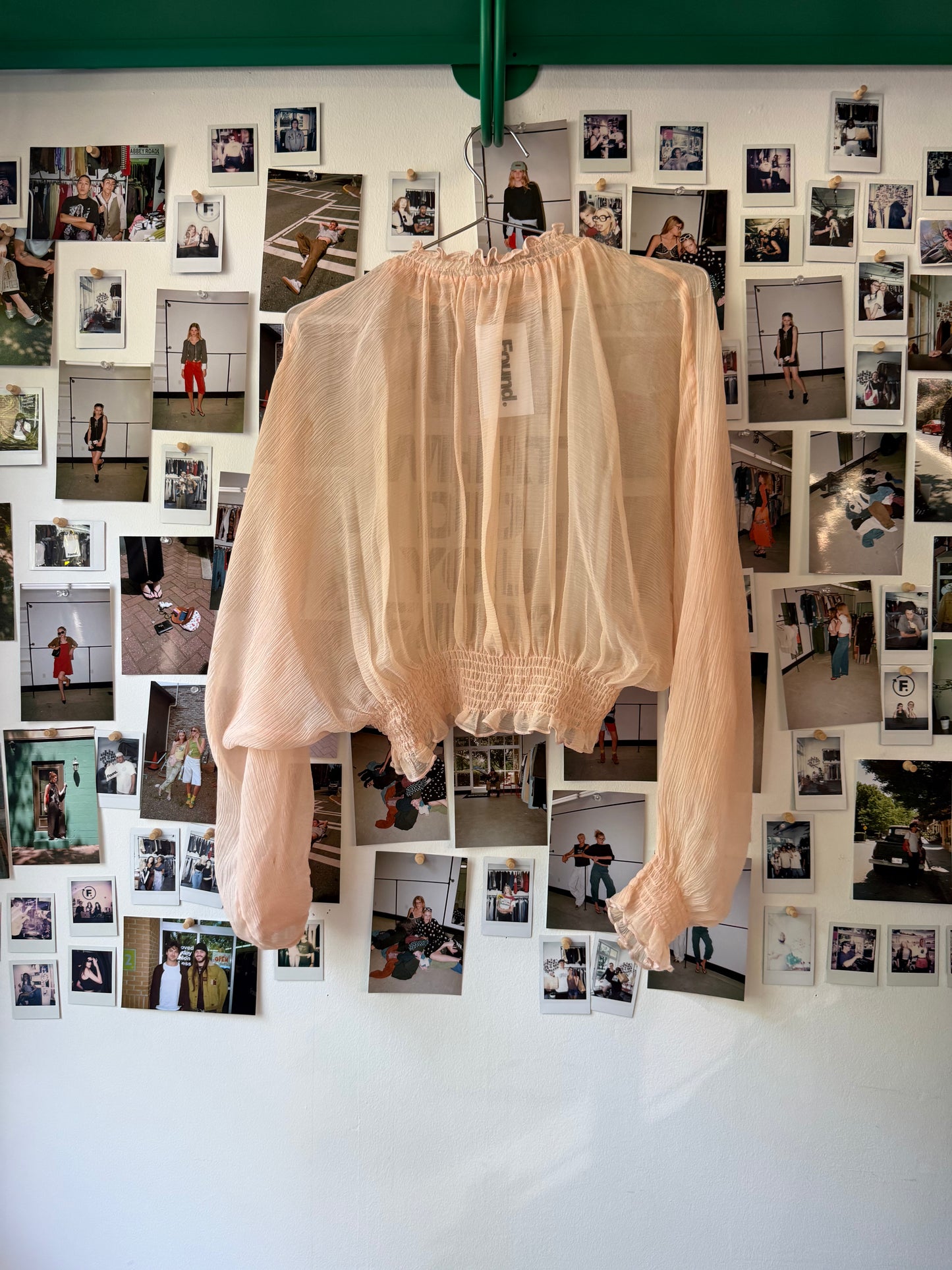 Kimchi blue mesh longsleeve blouse Tops
