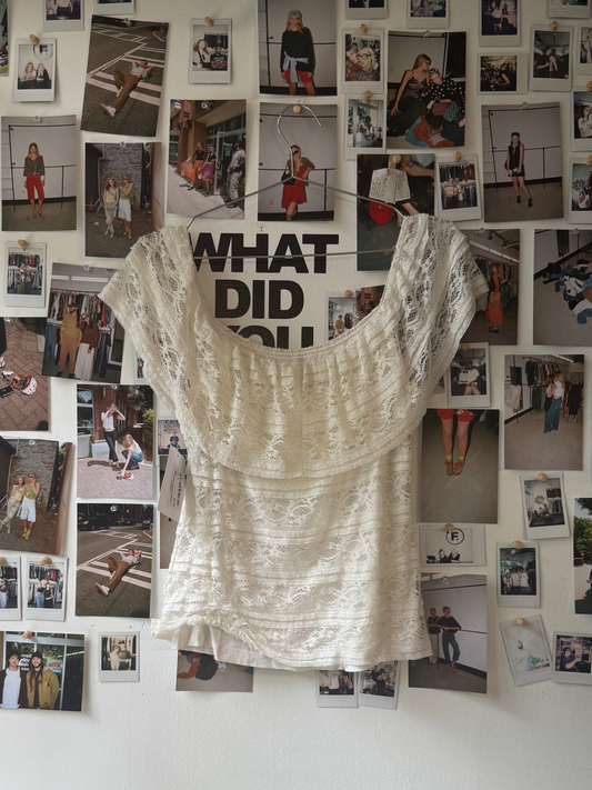 Morgan lace tank Tops