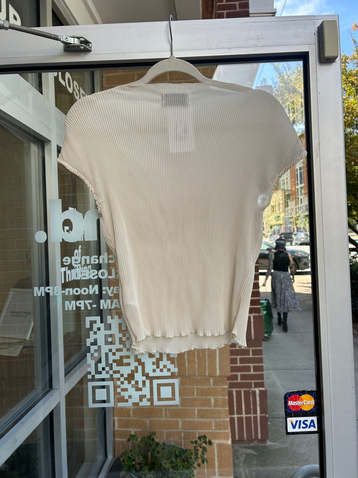 peppermayo pleated top Tops