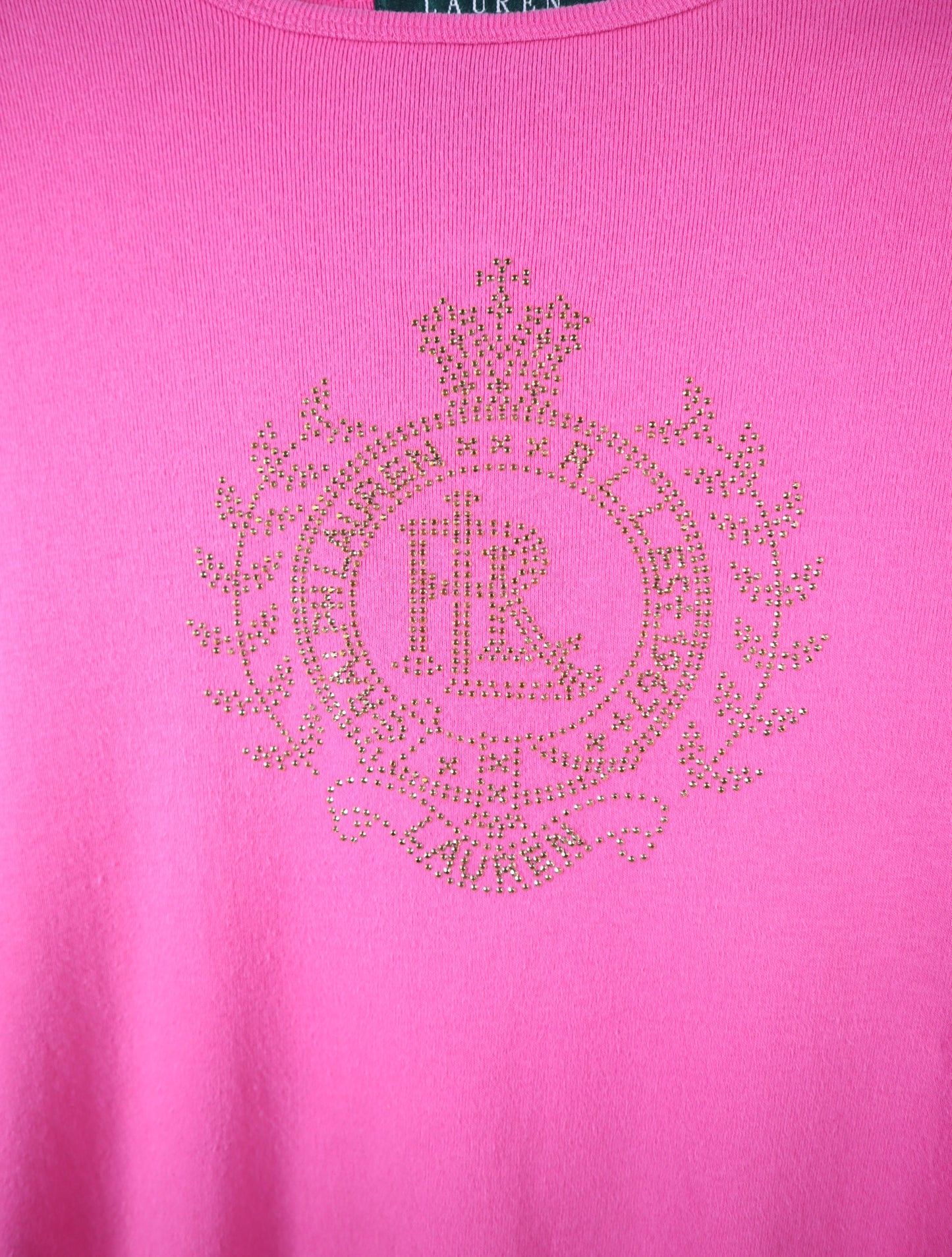 Ralph Lauren Embellished Baby Tee Tops