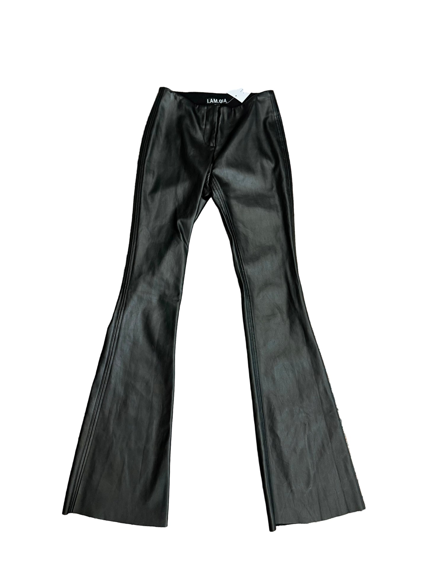 I Am Gia pleather flare pants Bottoms