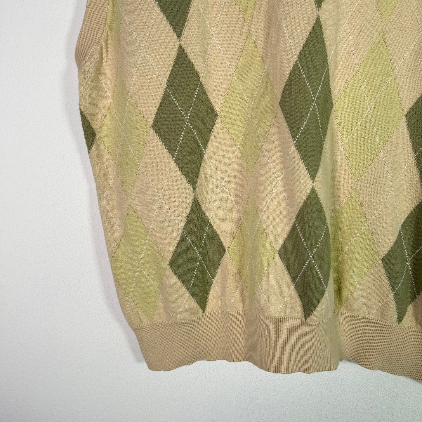 saddlebred Argyle knit vest  Tops