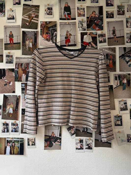 croft  & Barrow stripe ls Tops