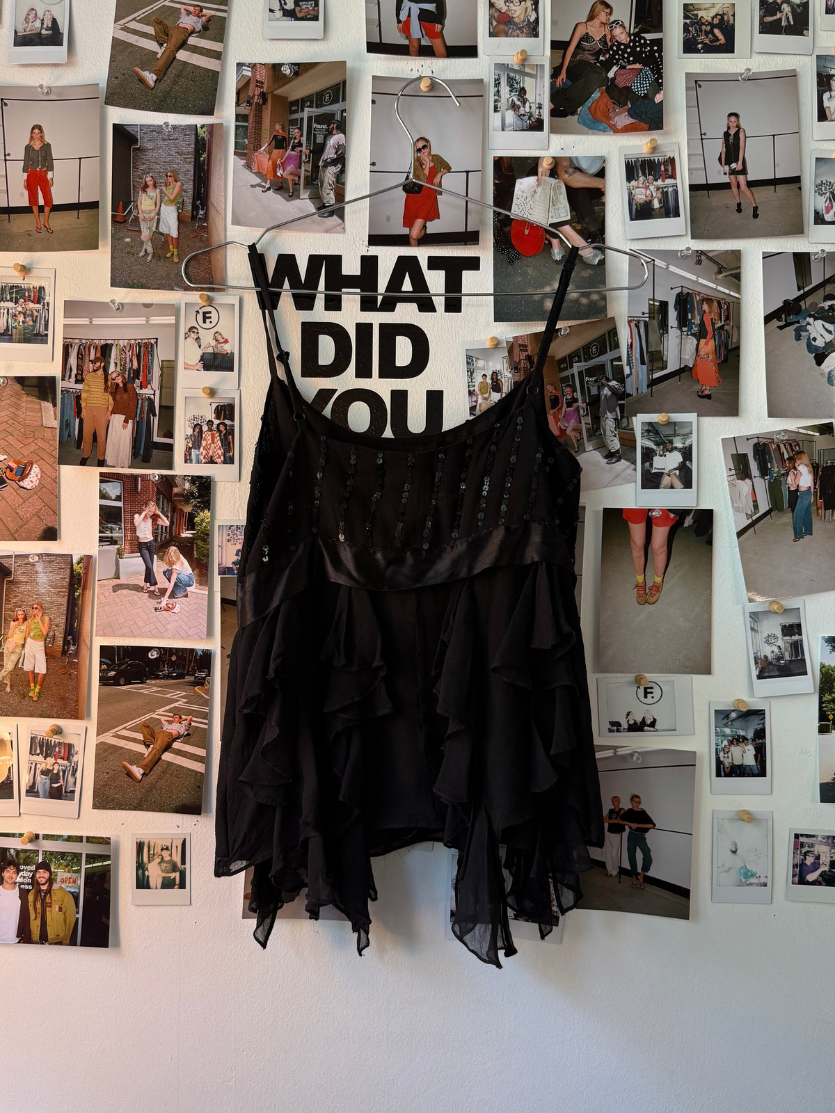 lim  silk sequin tank  Tops