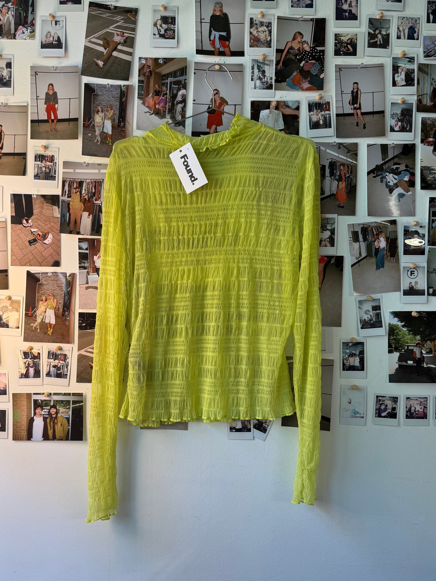 pilcro mesh ls top  Tops