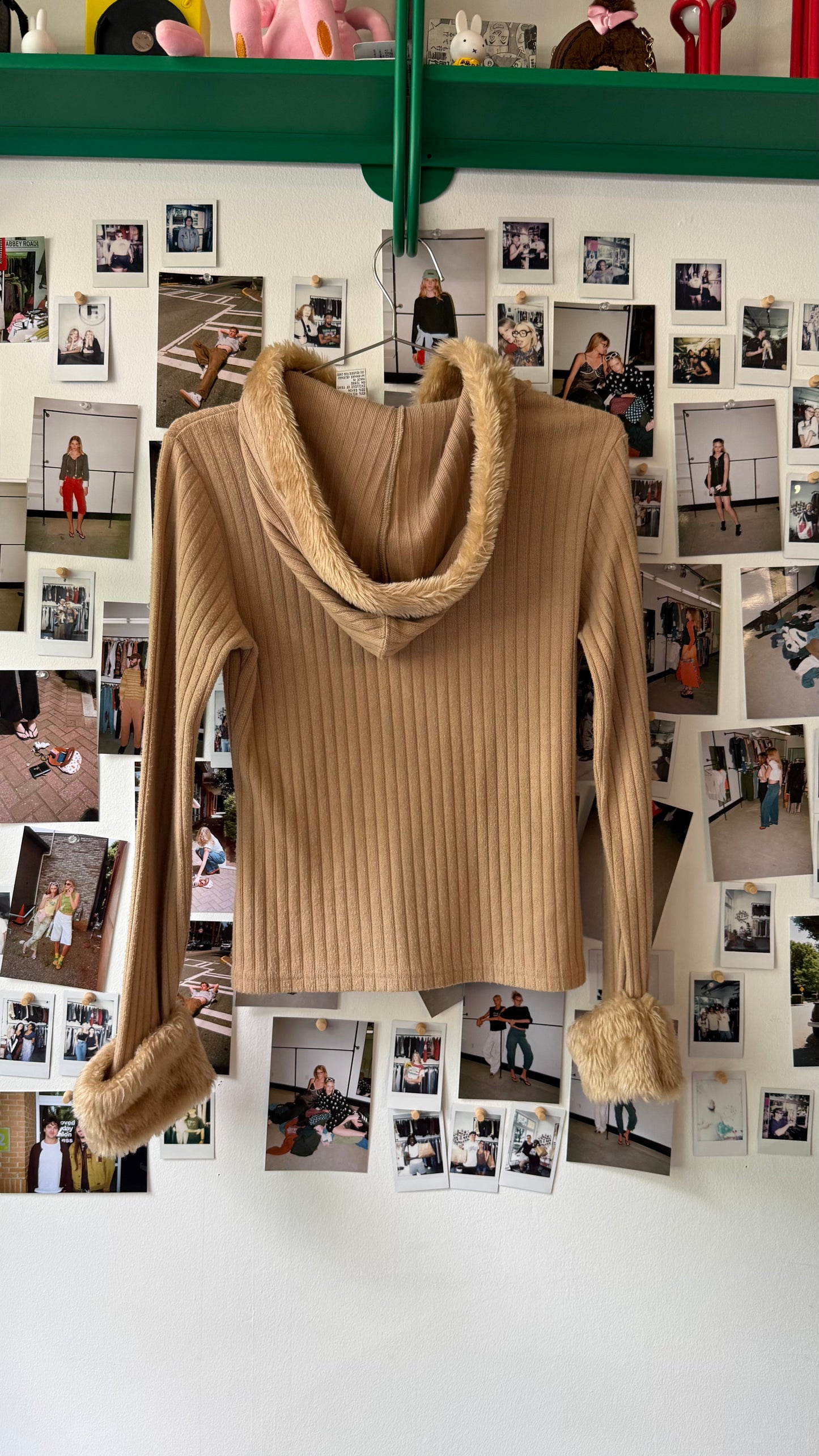 Fashion Bug Faux fur hoodie  Tops