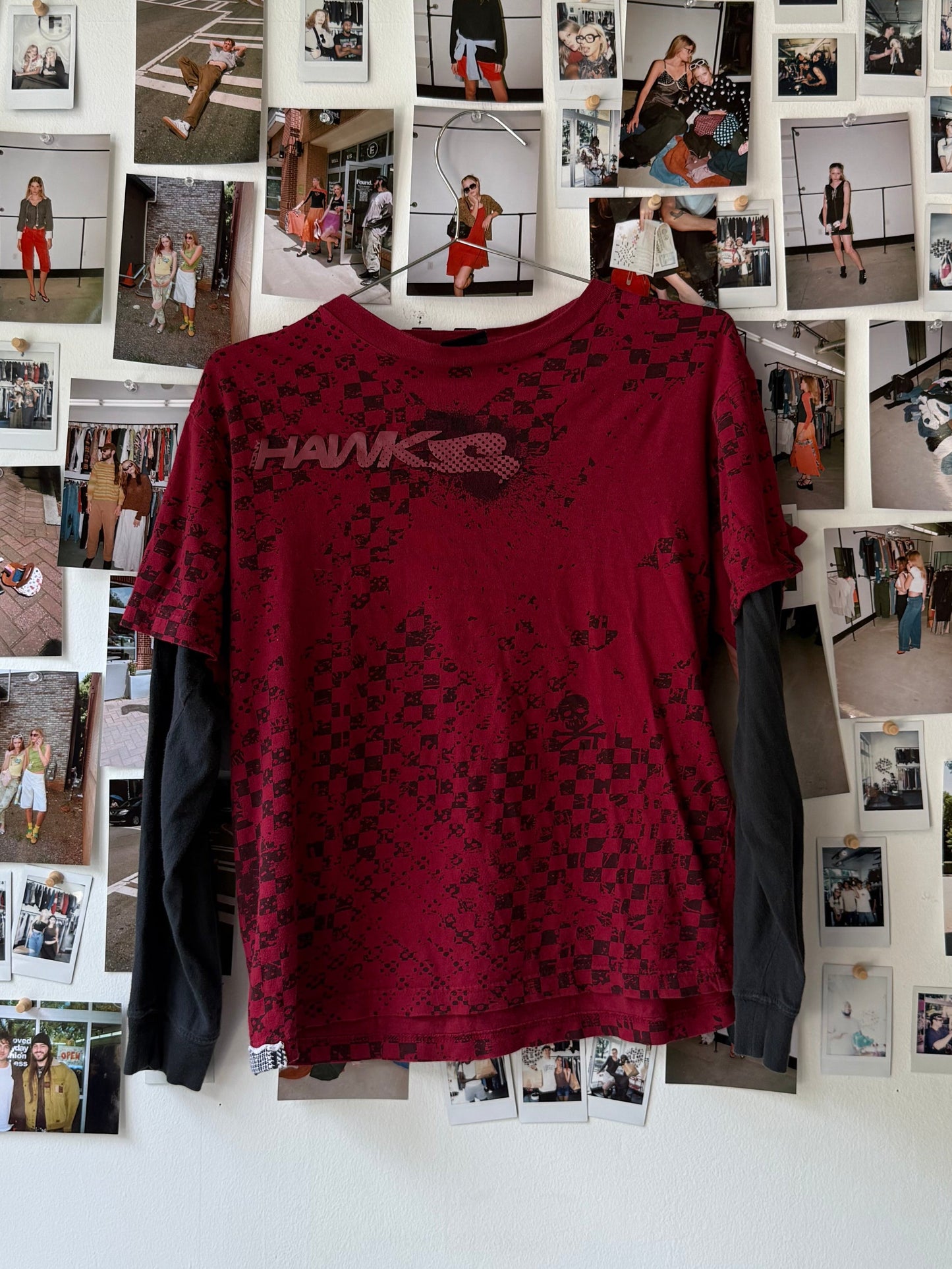 hawk  ls graphic tee  Tops