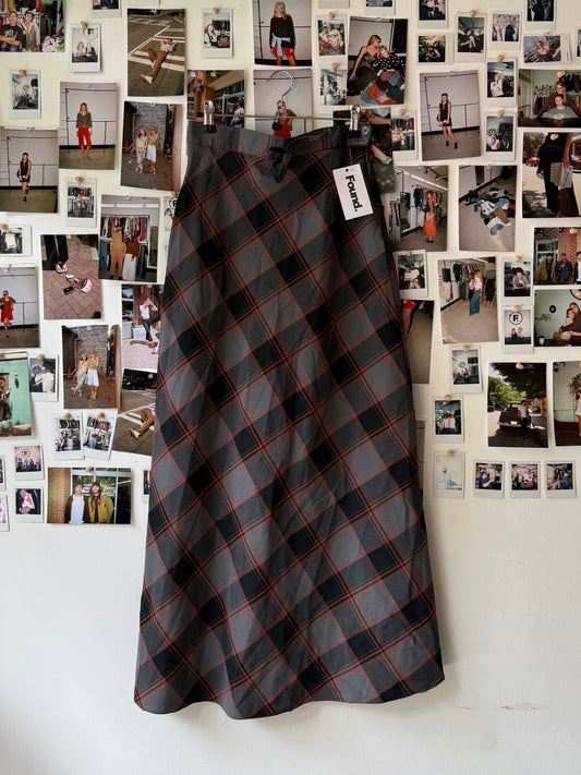 maxi plaid skirt  Skirt