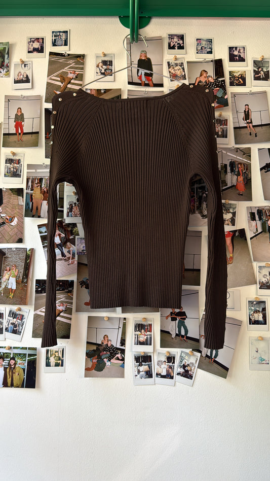 options  ribbed ls top  Tops