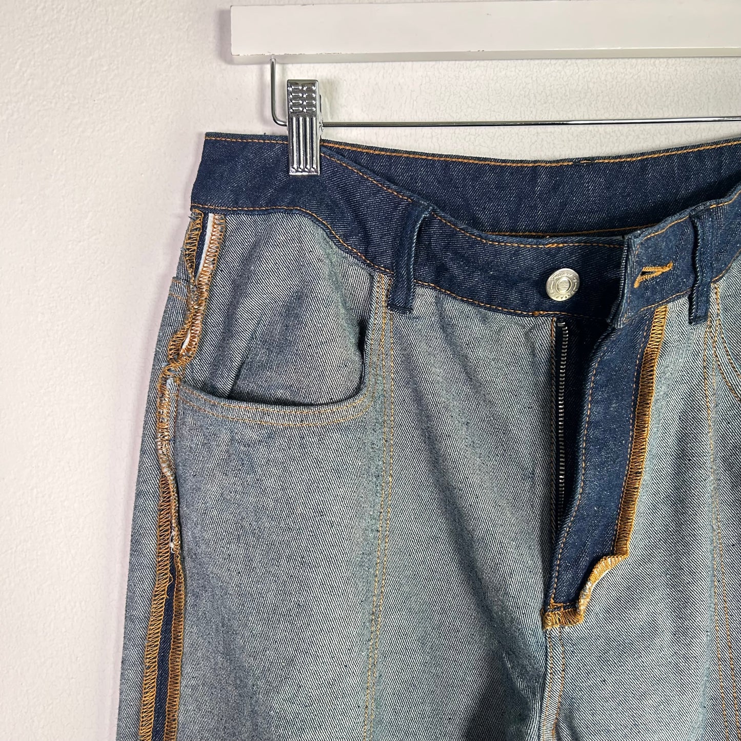 Reclaimed Vintage inside-out denim jeans Bottoms