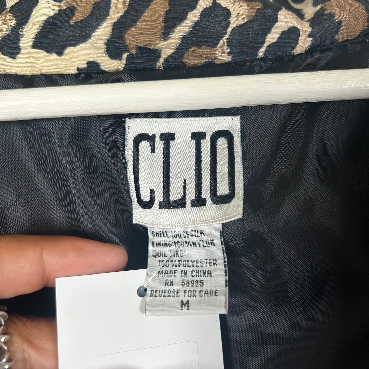 Clio cheetah print puff jacket Outerwear
