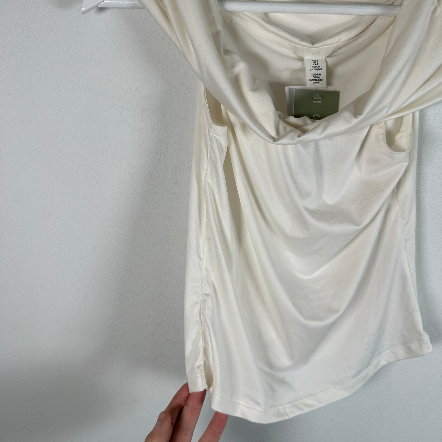 H&M sleeveless cowl neck top Tops
