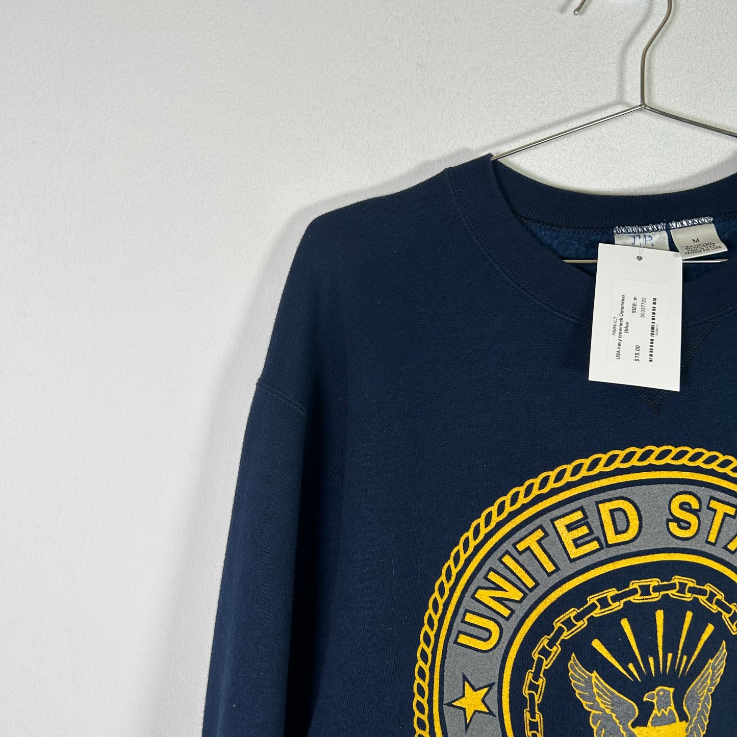 USA navy crewneck Outerwear