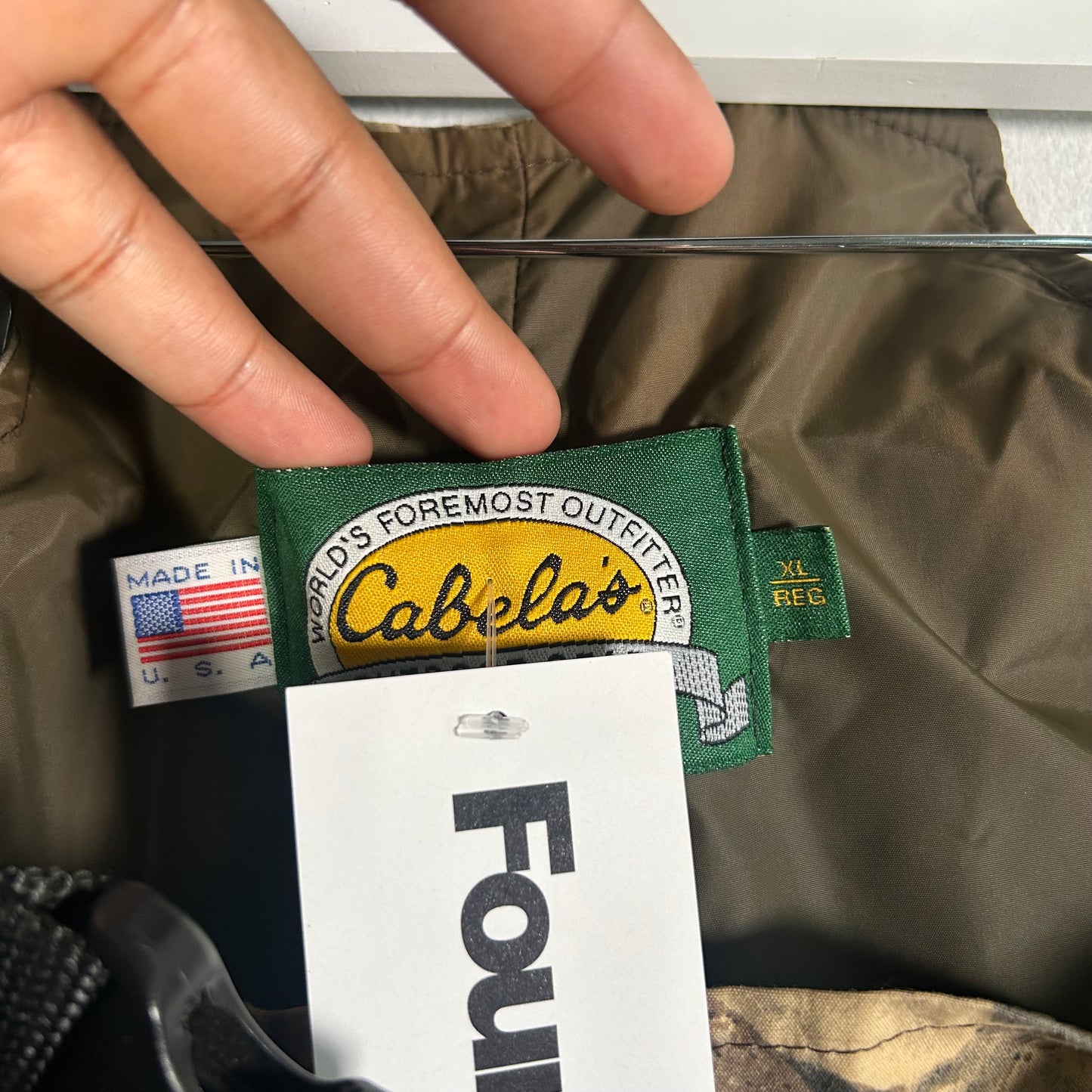 Cabela's camo pant bib