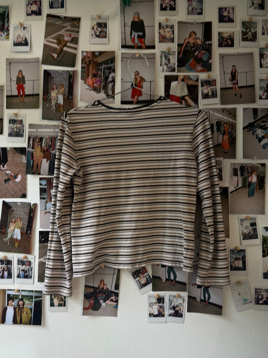 croft  & Barrow stripe ls Tops