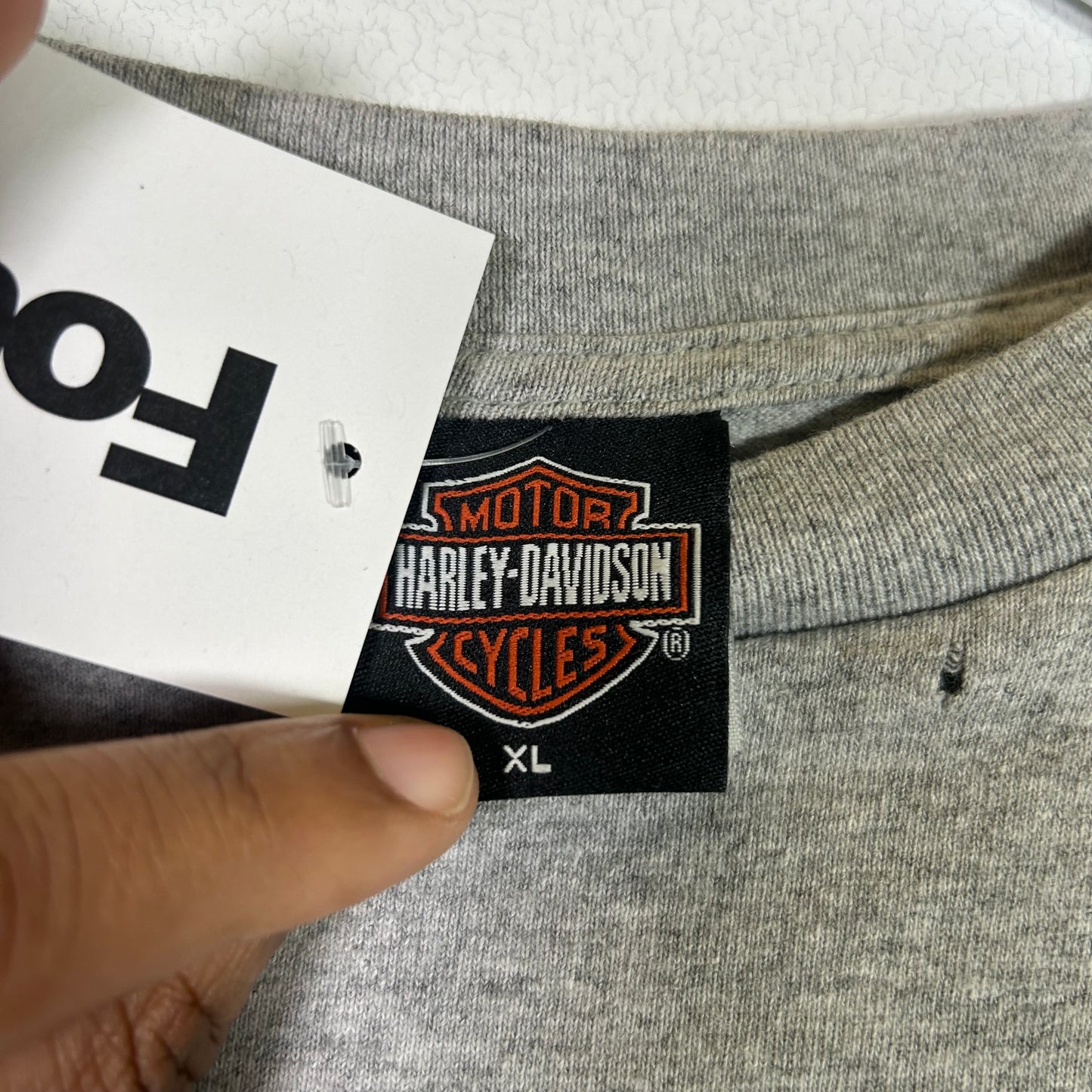 Harley Davidson cropped graphic tee Tops