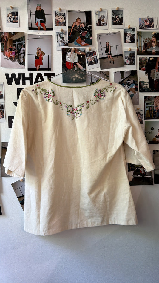 floral blouse vintage  Tops