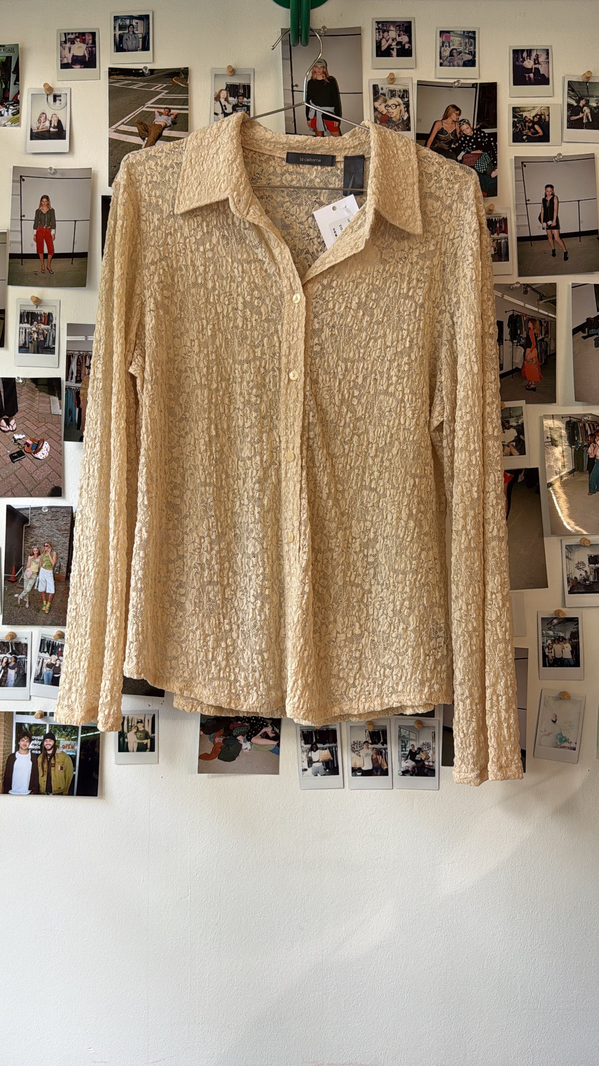 Liz Clairborne Lace Button Up Tops