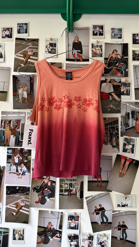 GAP  floral tank top  Tops