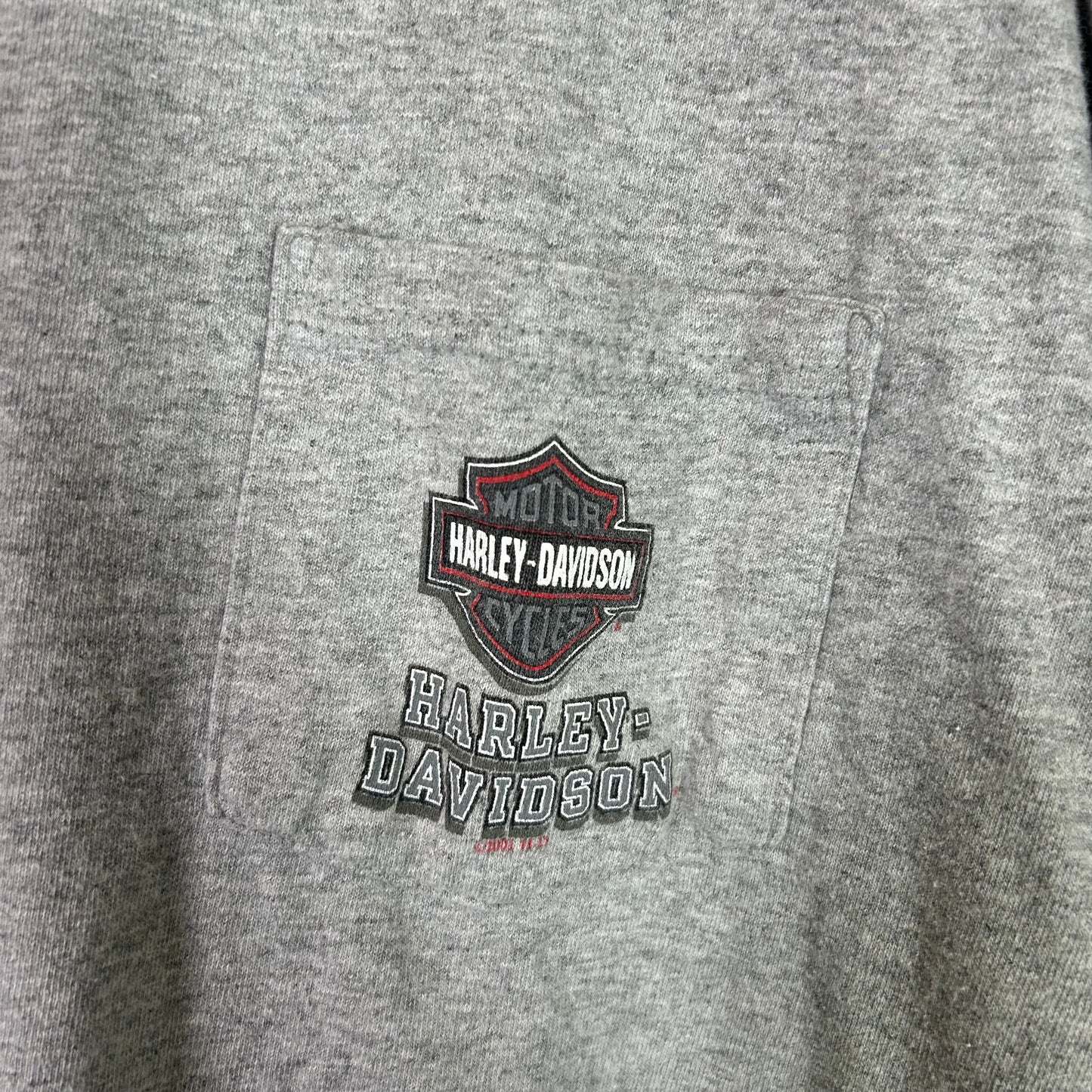 Harley Davidson cropped graphic tee Tops