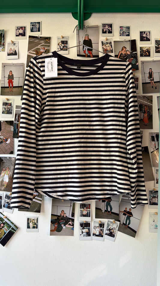 cos   striped ls top Tops