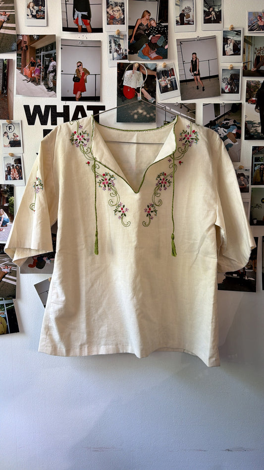 floral blouse vintage  Tops