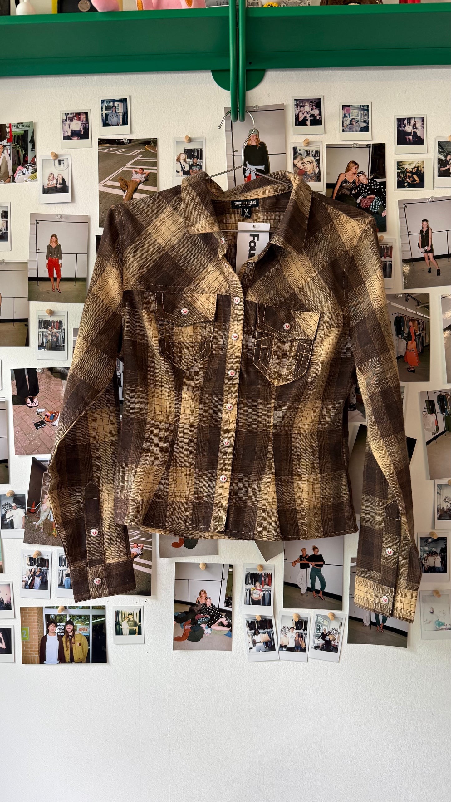 True religion  button up  Tops