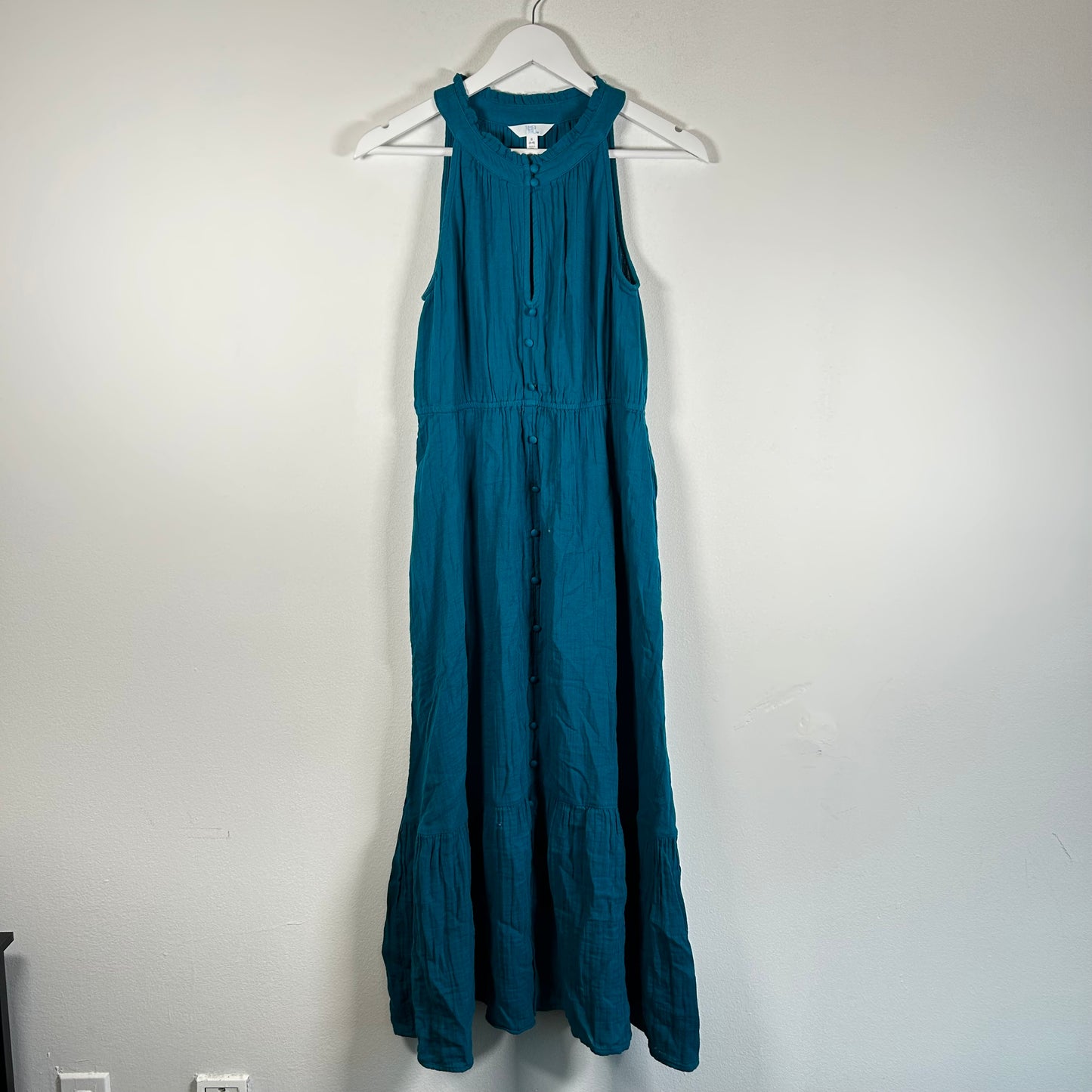 Time & Tru sleeveless high-neck maxi dress Dresses