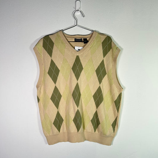 saddlebred Argyle knit vest  Tops