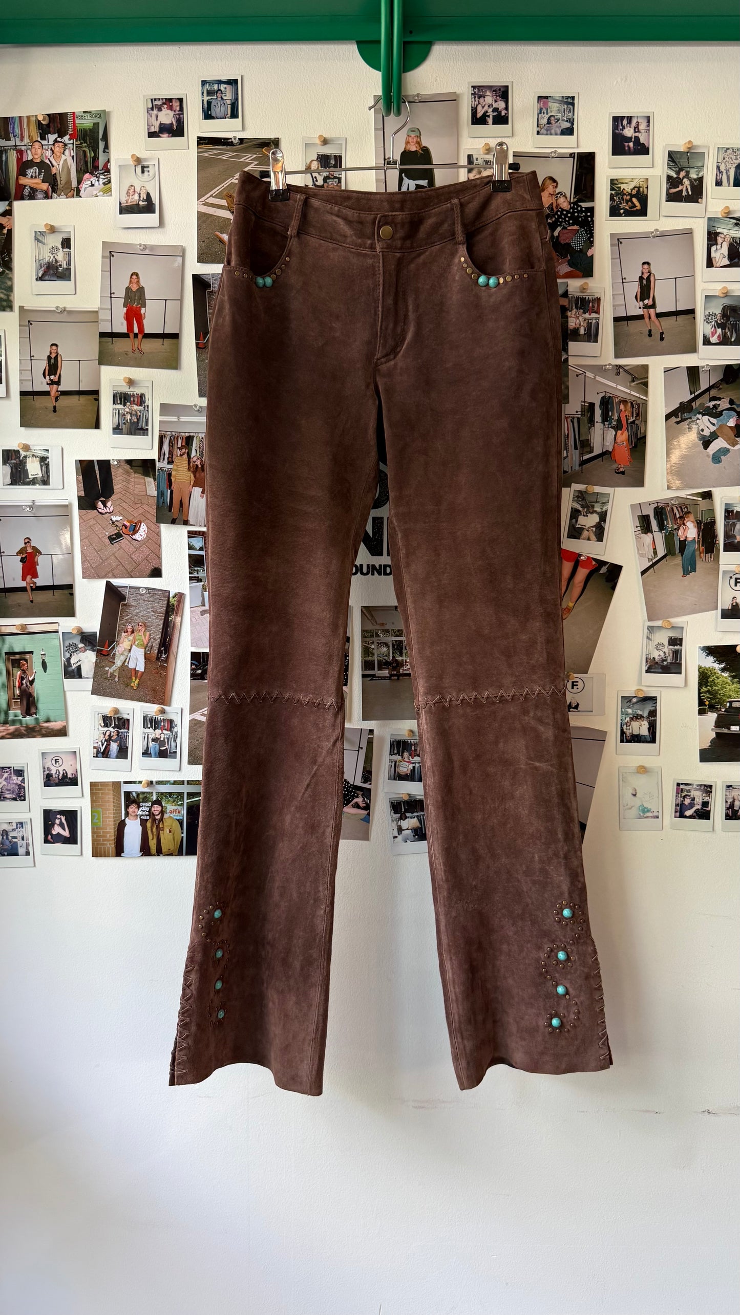 roper  suede pants  Bottoms