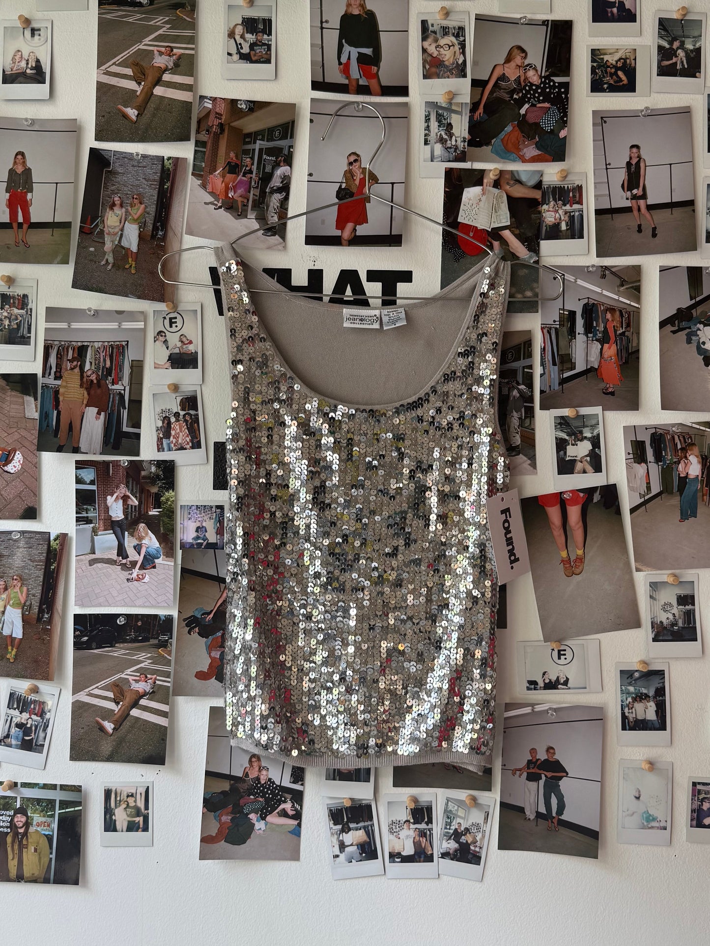 Jeanology Sequin Tank Tops