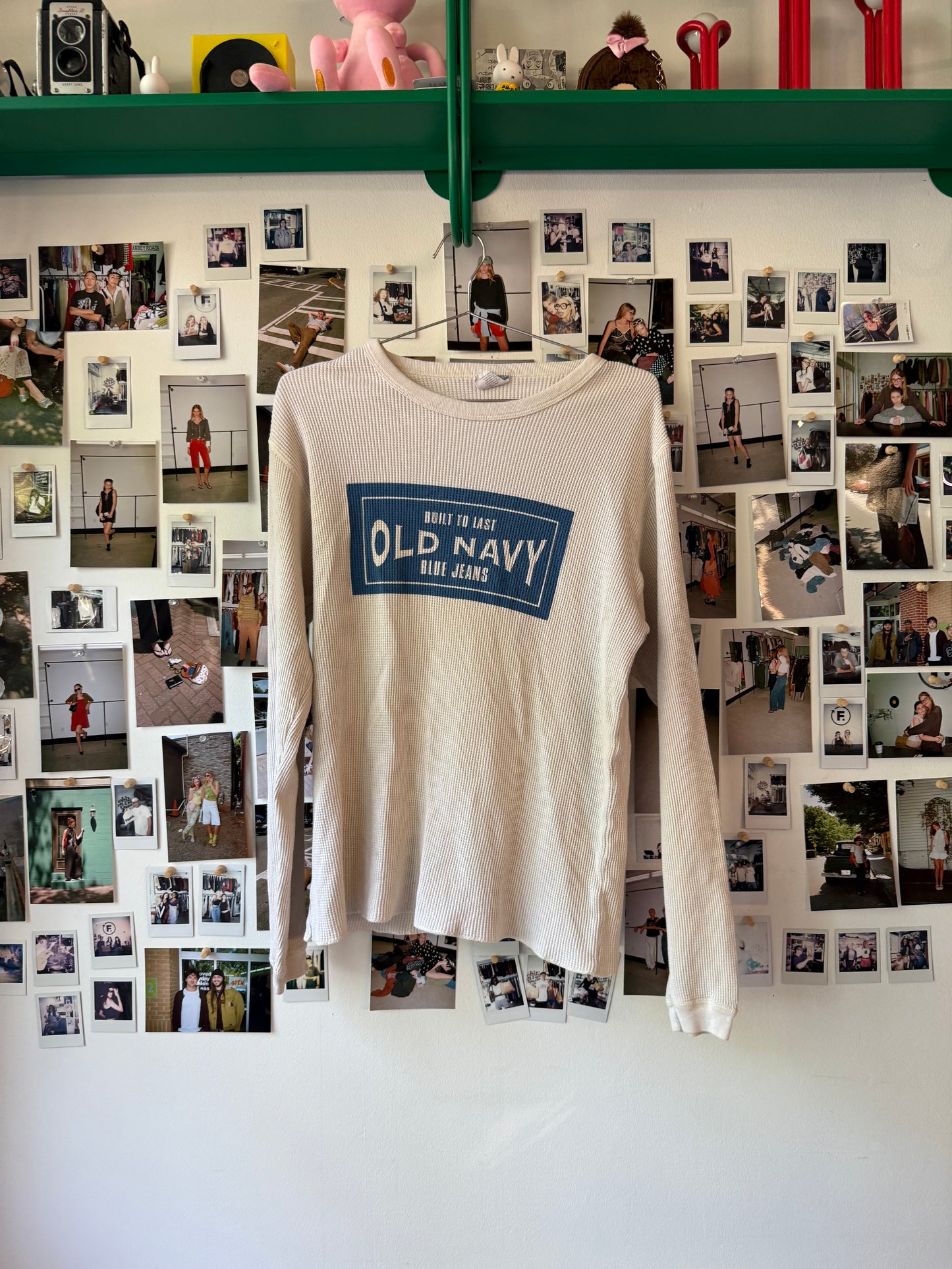 old navy  waffle ls top  Tops