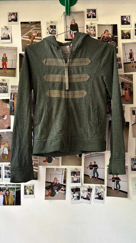 Stella Star Military Style Zip Up Tops
