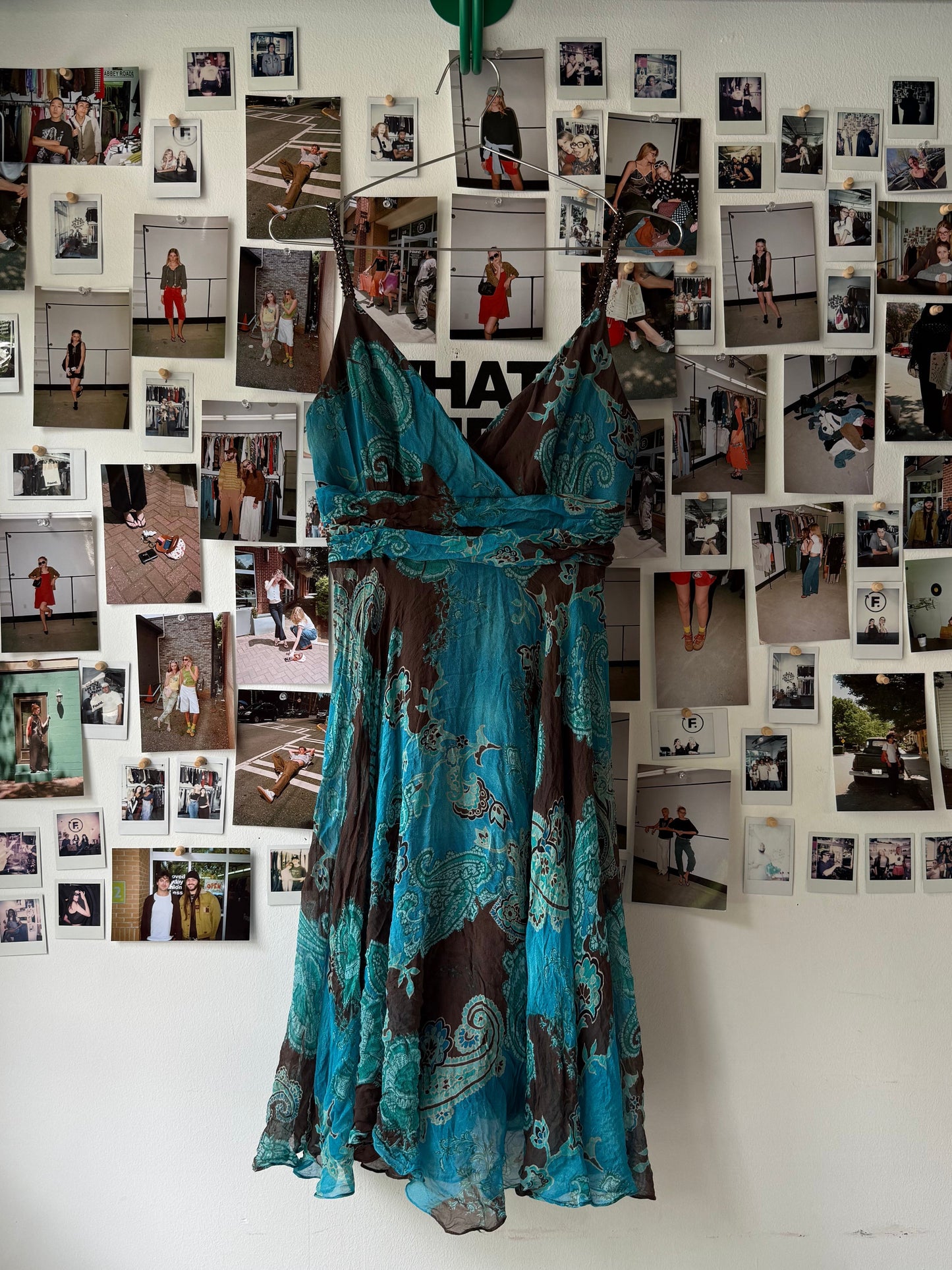 donna morgan midi patterned dress Dresses