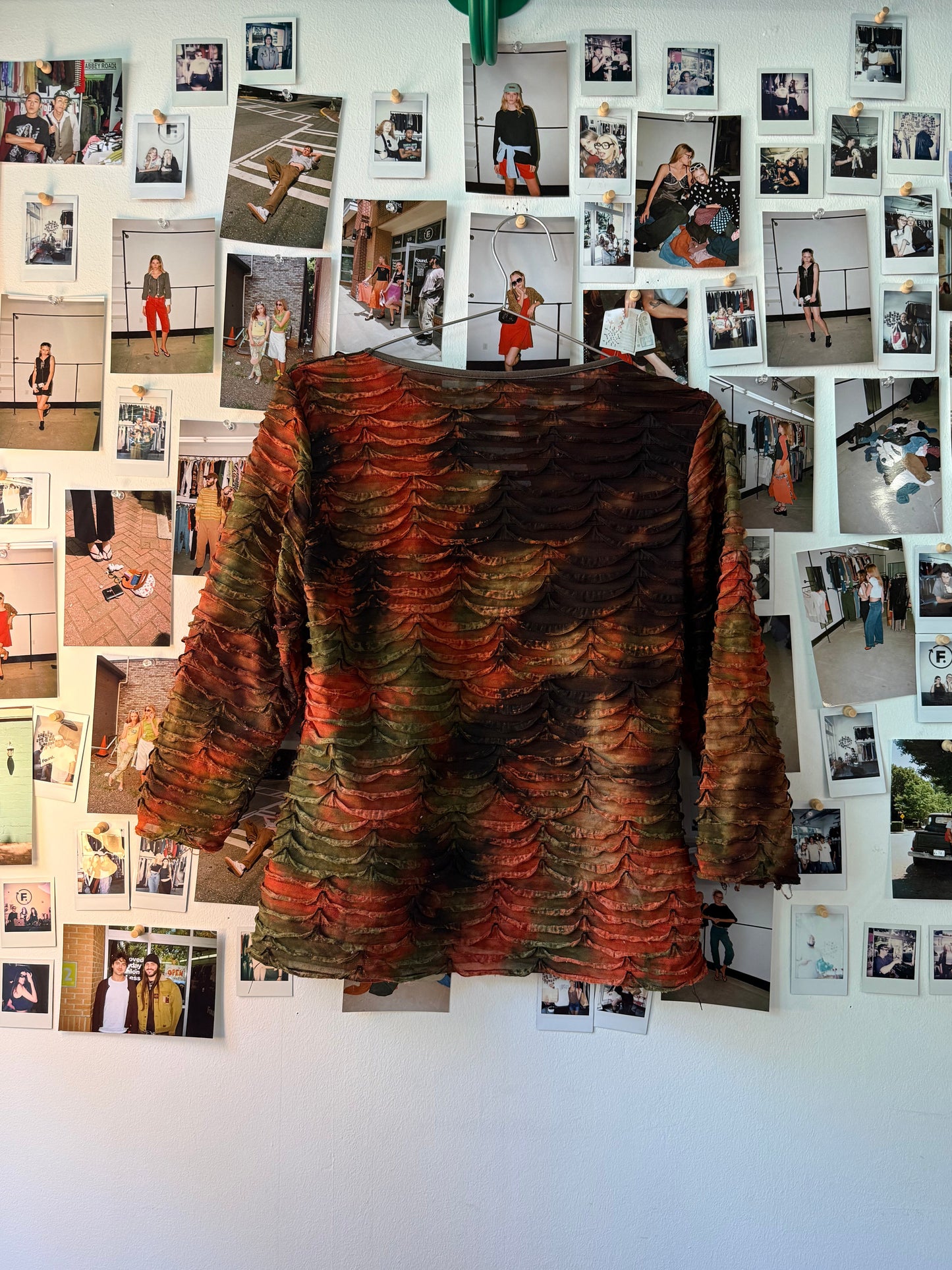 Kim Rogers Ruffled LS Top Tops